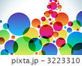 waterfall of colored bobbles 3223310