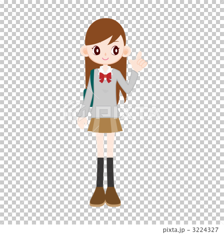 制服の女子高生 　 3224327
