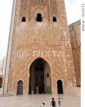 カサブランカ・ハッサン2世モスクのミナレット入口 3233773