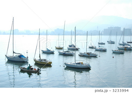琵琶湖のヨットハーバー 3233994