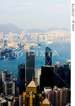 昼/ヴィクトリアピーク/香港島/香港/特別行政区/中国 昼/ヴィクトリアピーク/香港島/香港/特別行政区/中国 3238778