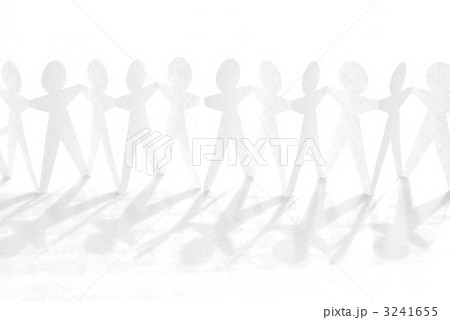 白い人々（一列） 3241655