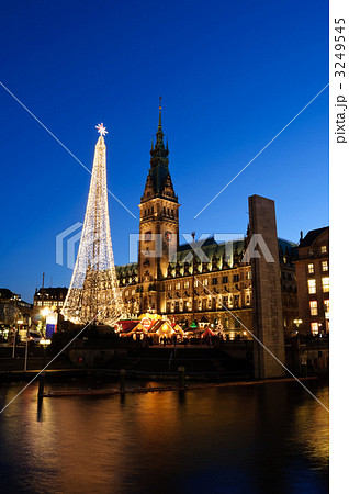 ドイツ　ハンブルク　クリスマスイルミネーション 3249545