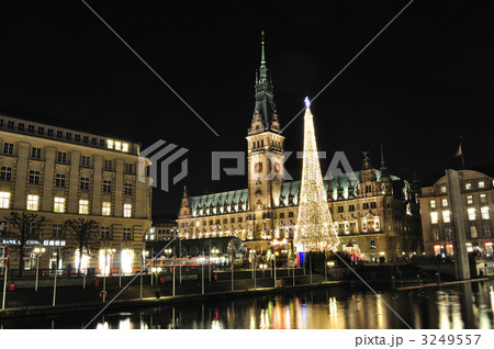 ドイツ　ハンブルク　クリスマスイルミネーション 3249557