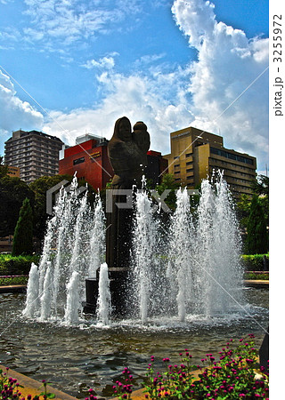 水の守護神 山下公園 横浜市中区 の写真素材