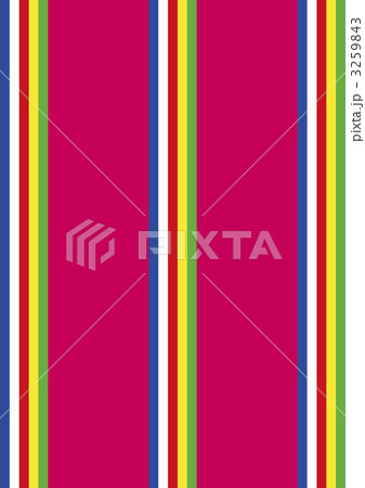 韓流 ストライプ イラストのイラスト素材