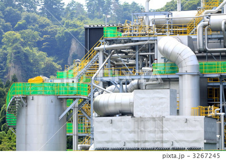 木屑焼却バイオマス発電所 3267245