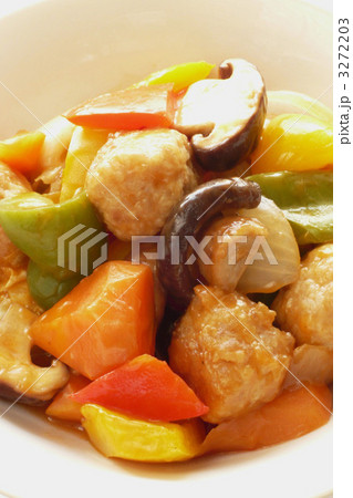 鶏肉団子と野菜の酢豚風 3272203