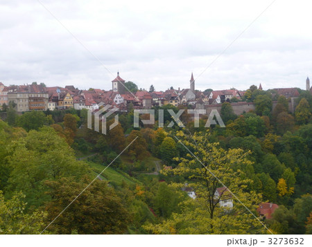 ドイツ－ローテンブルク街並み 3273632