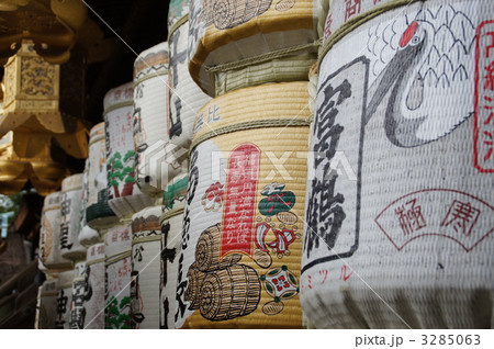 北野天満宮　奉納品　酒樽 3285063