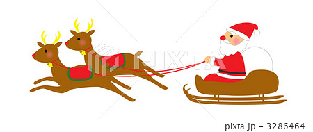 トナカイとサンタクロース 3286464