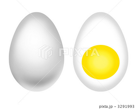 ゆで卵のイラスト素材 3291993 Pixta