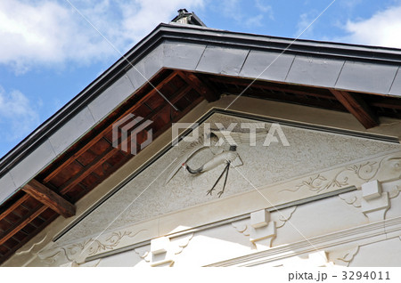 平川散歩・鶴の飾りのある民家 平川散歩・鶴の飾りのある民家 3294011