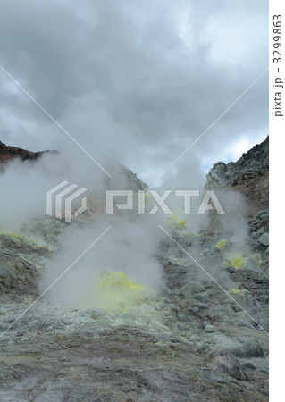 北海道、硫黄山 3299863