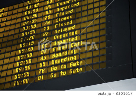 Airport Departure Board 3301617