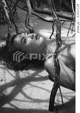 Pretty woman portrait. Pretty woman portrait. 3302128