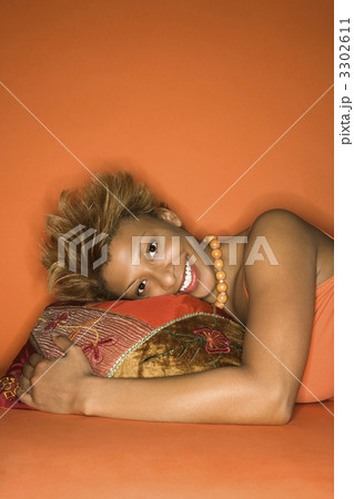 Portrait of smiling woman. 3302611