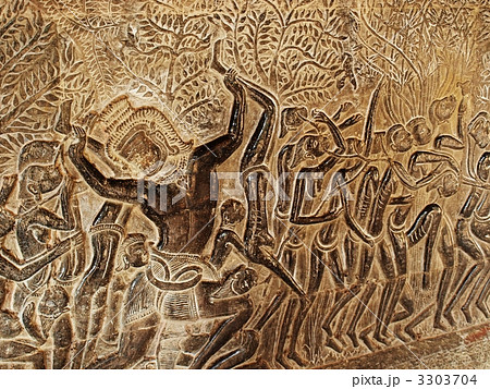 アンコール・ワットの壁画 3303704