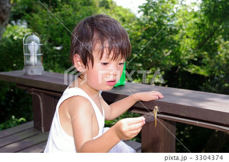 トンボと子供 3304374