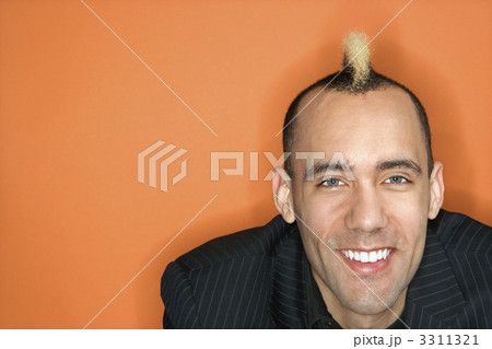 Businessman with mohawk. Businessman with mohawk. 3311321