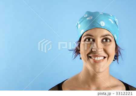 Young woman wearing bandana. 3312221