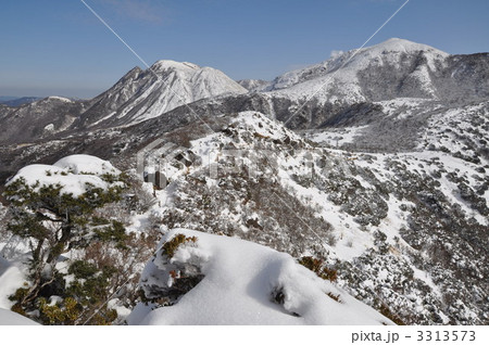 三俣山　登山　冬 3313573