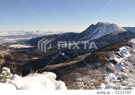 三俣山　登山　冬 3313707