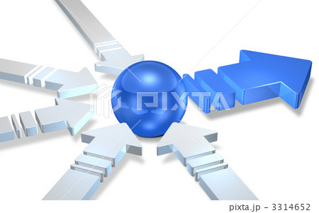 ロジスティックスを表す3DCGイラスト 3314652