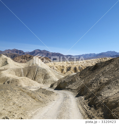 Dirt road in Death Valley. Dirt road in Death Valley. 3320423