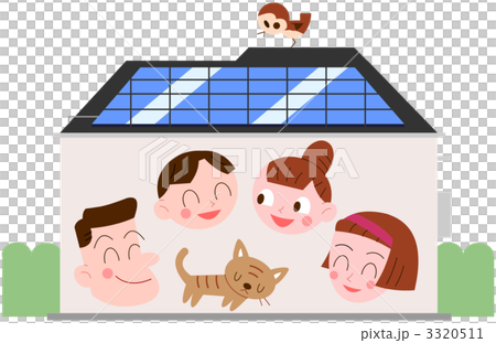 光伏的房子和家庭 光伏的房子和家庭 3320511