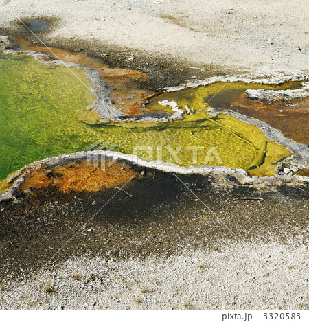 Geyser basin in Yellowstone. 3320583
