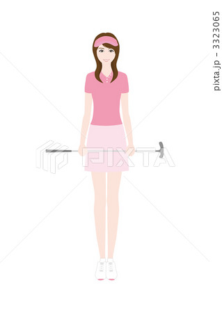 パターを持った女性 3323065