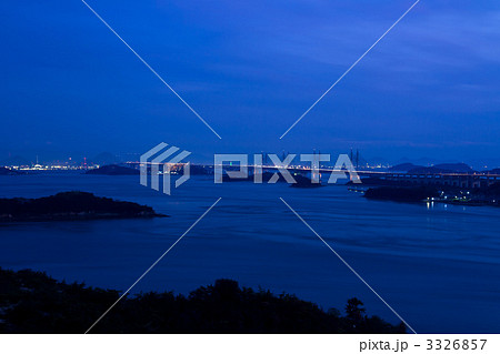 瀬戸大橋の夜景 瀬戸大橋の夜景 3326857