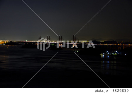 瀬戸大橋の夜景 3326859