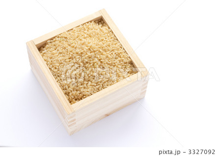 升に入った玄米 3327092
