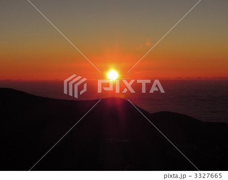 ハワイ島マウナケアのサンセット 3327665