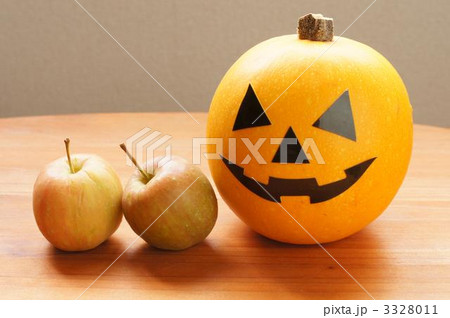 ハロウィン（かぼちゃ　りんご） 3328011