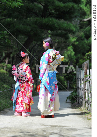 晴れ着の姉妹 晴れ着の姉妹 3328153