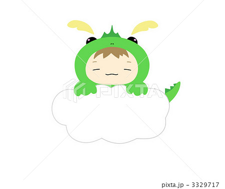 辰 着ぐるみ 干支のイラスト素材