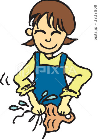 洗濯板で洗濯 3333809