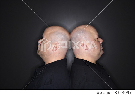 Bald twin men. Bald twin men. 3344095