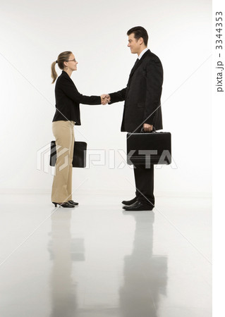 Businesspeople shaking hands. 3344353