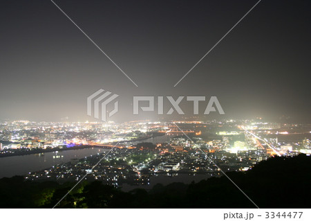 高知県 五台山の夜景2 高知県 五台山の夜景2 3344477