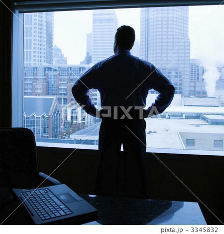 Businessman in office. Businessman in office. 3345832