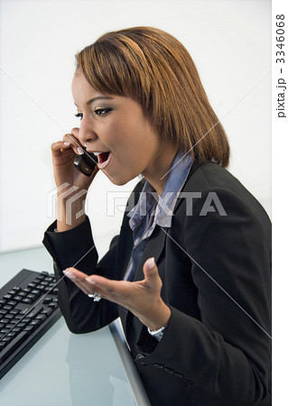 Businesswoman on cellphone Businesswoman on cellphone 3346068