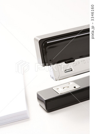 Stapler and paper. Stapler and paper. 3346160