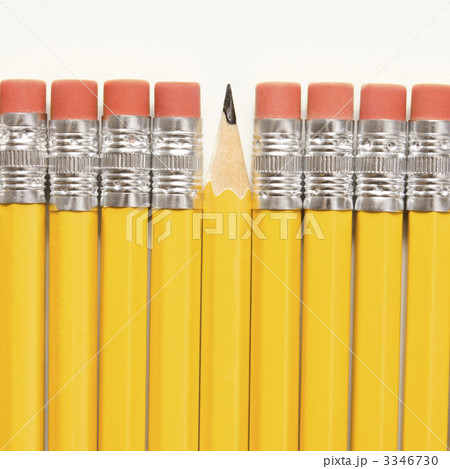 Row of pencils. 3346730