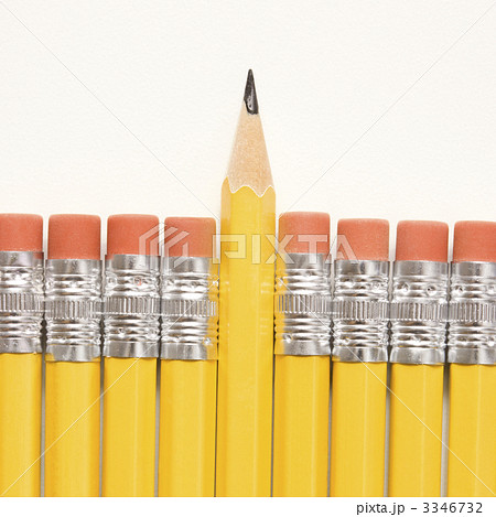 Row of pencils. 3346732