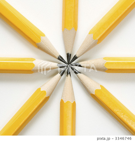 Pencils in star shape. 3346746