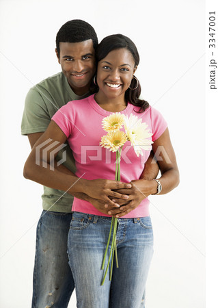 Attractive couple portrait. 3347001